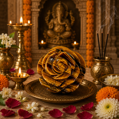 TIGER EYE CRYSTAL FLOWER (STONE OF BUSINESS) SIZE: 2 INCHES, 50-80 GMS