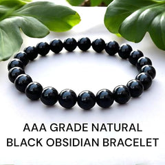 BLACK OBSIDIAN BRACELET