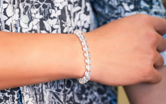 CLEAR QUARTZ BRACELET