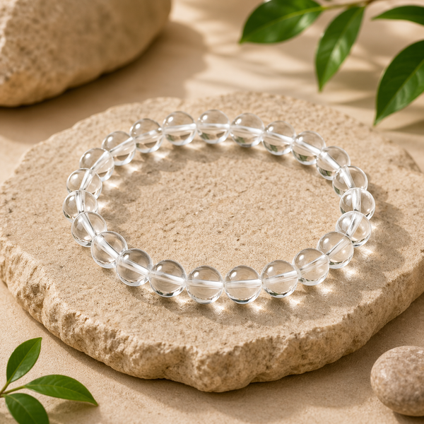 CLEAR QUARTZ BRACELET