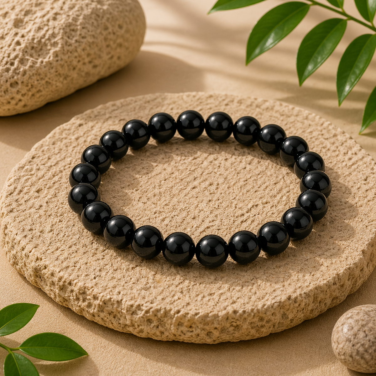 BLACK OBSIDIAN BRACELET