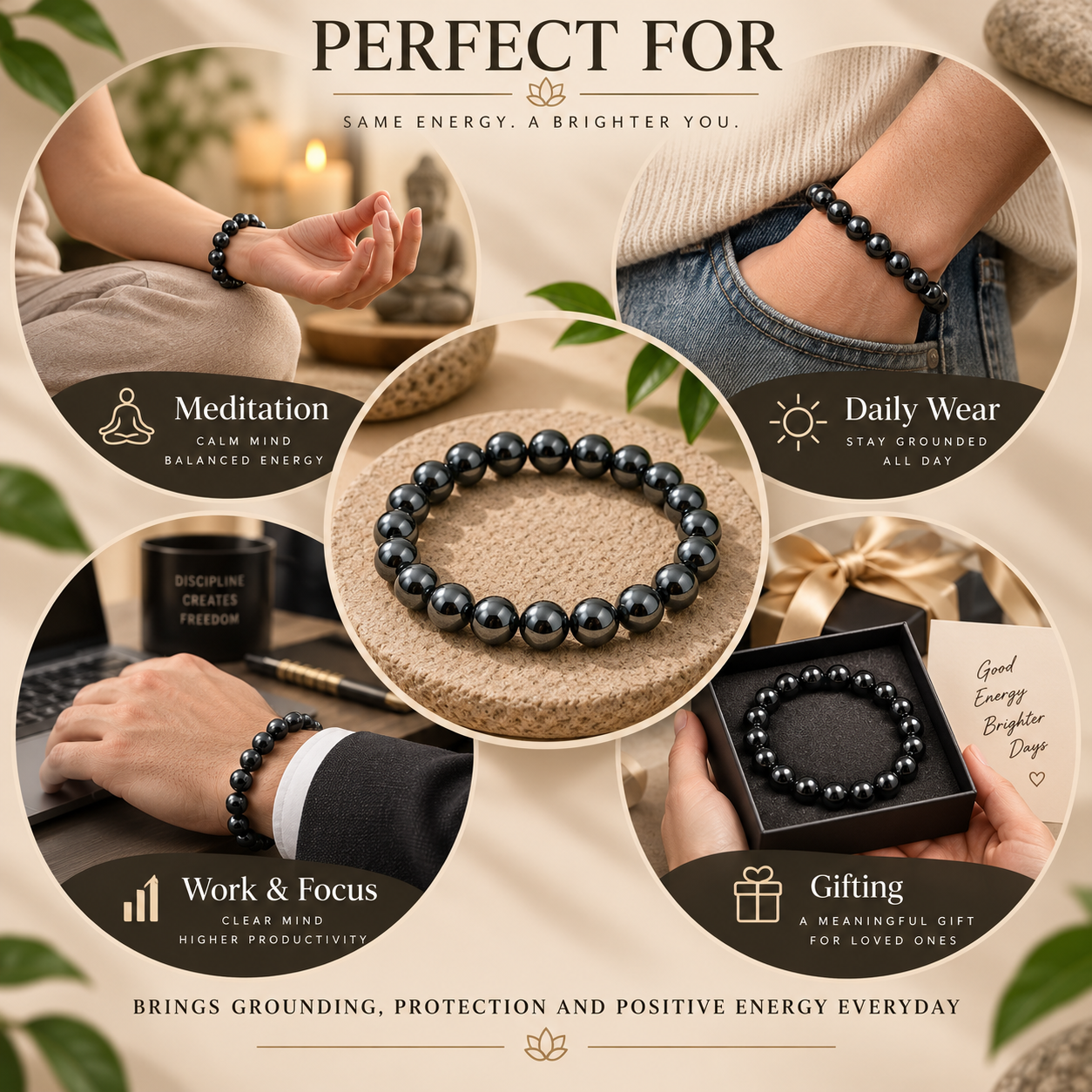 BLACK TOURMALINE BRACELET