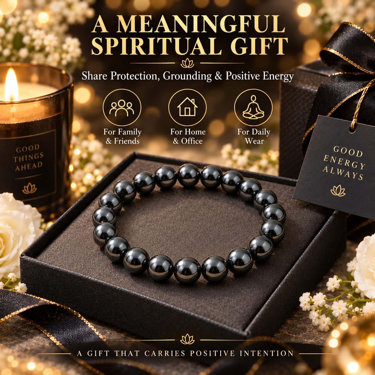 BLACK TOURMALINE BRACELET
