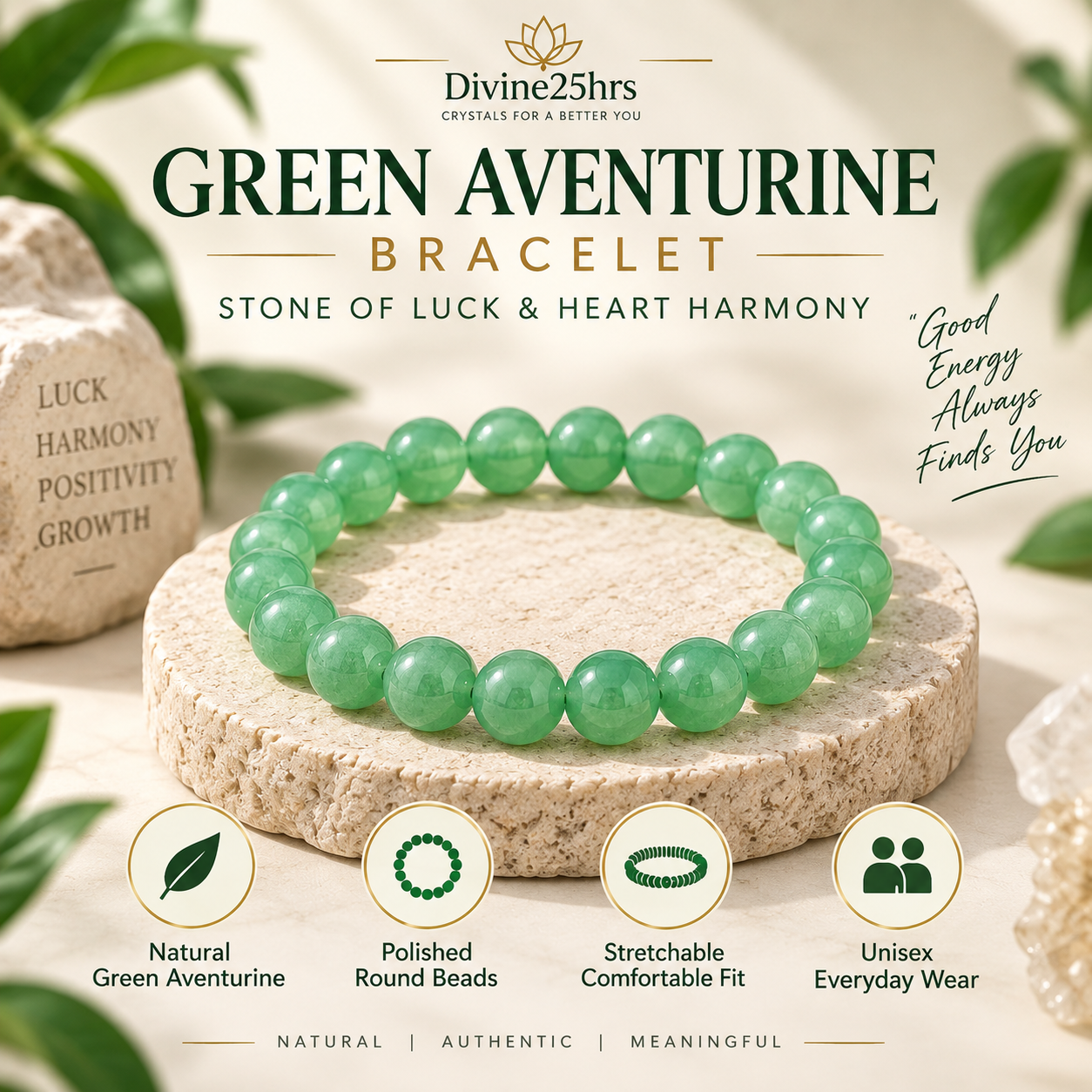 GREEN AVENTURINE BRACELET