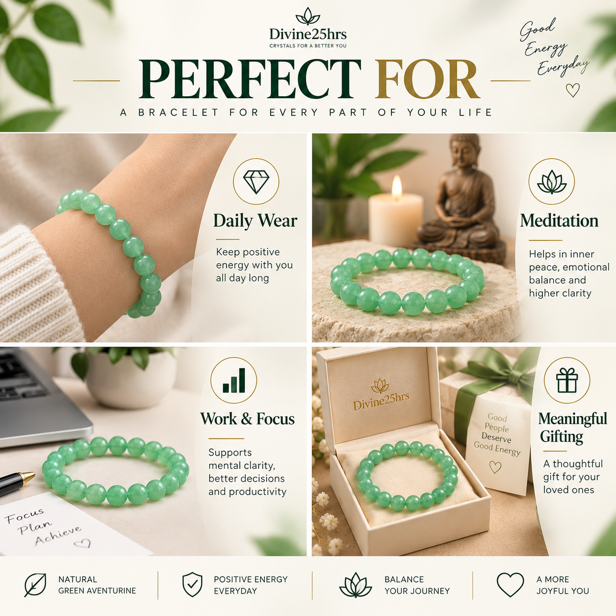 GREEN AVENTURINE BRACELET