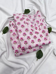 Baby Pink Kurta and Bottom Set for Women