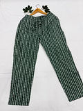 Green Cotton Top & Bottom Set