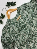 Green Cotton Top & Bottom Set