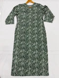 Green Cotton Top & Bottom Set
