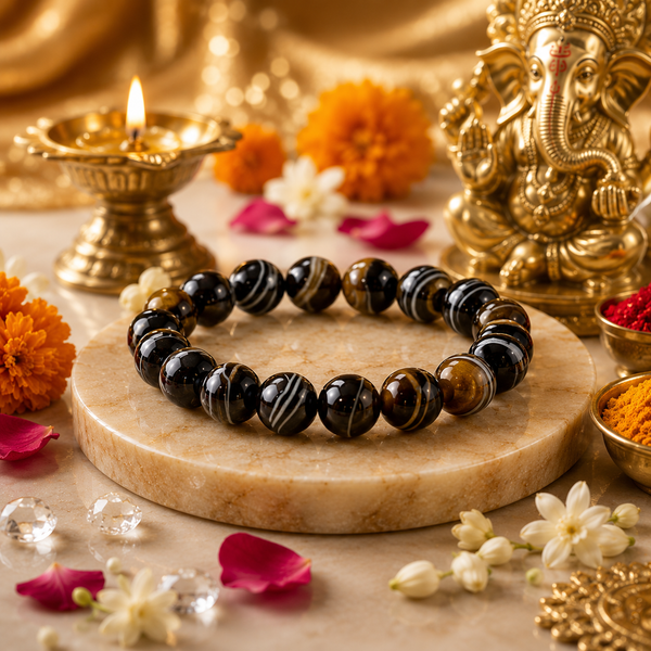 SULEMANI HAKIK BRACELET (BLACK AGATE)