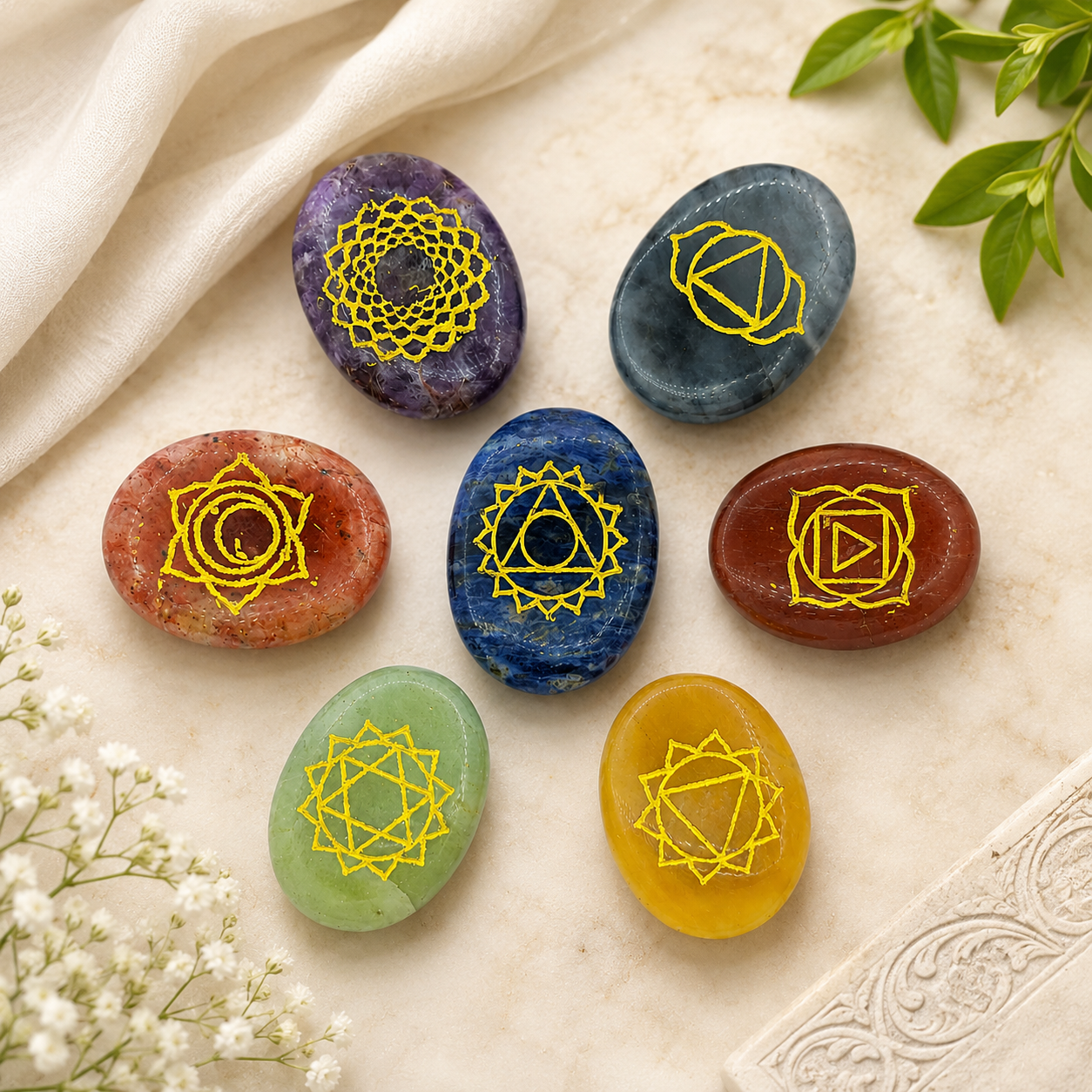 7 CHAKRA BALANCE CRYSTALS