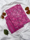 Pink Floral Print Kurta and Bottom Set for Women